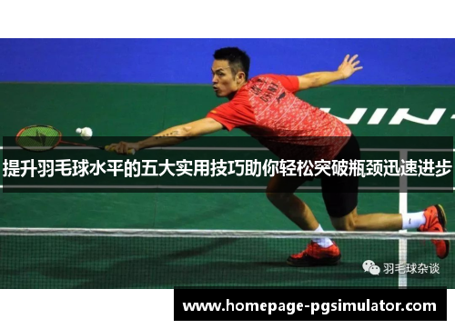 提升羽毛球水平的五大实用技巧助你轻松突破瓶颈迅速进步