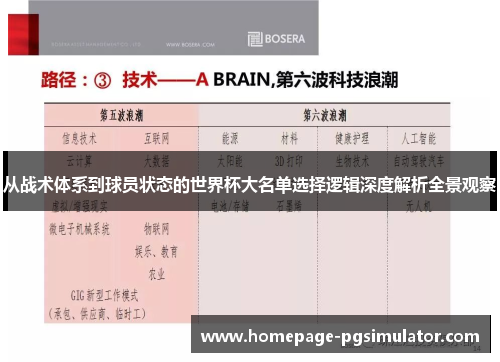 从战术体系到球员状态的世界杯大名单选择逻辑深度解析全景观察 从战术体系到球员状态的世界杯大名单选择逻辑深度解析全景观察